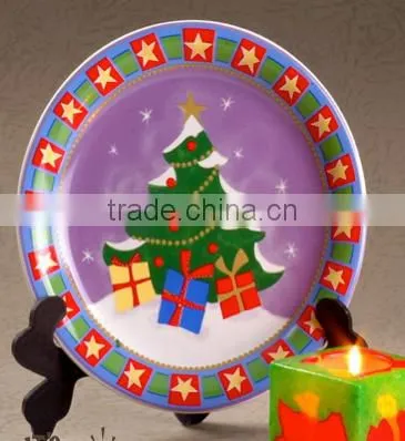 Decorative Ceramic Kids Christmas Plates Cheap photo-4