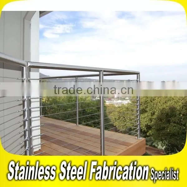 Customed 304 Stainless Steel Modern Design Railings for Terraces photo-3
