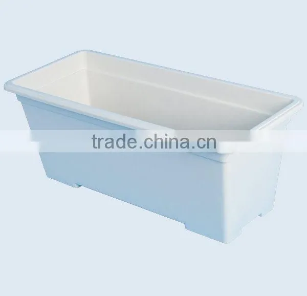 Durable Window Box Planter Vertical Garden Pots Decorative Watering Flower Pots photo-2