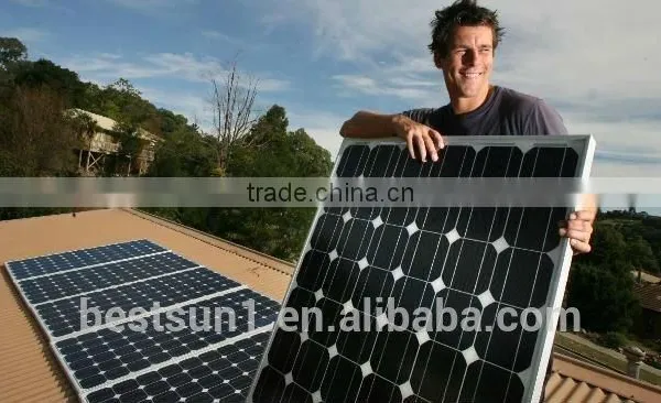 Bestsun Complete With Battery and Brackets CE TUV Prove BPS500W 12v Solar Panel Portable Solar Dynamo Power Generator photo-5