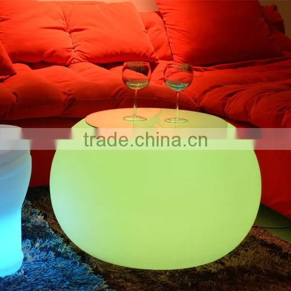 Bar and Lounge Glow Furniture 58*58*49cm LED Lighted Round Table photo-5