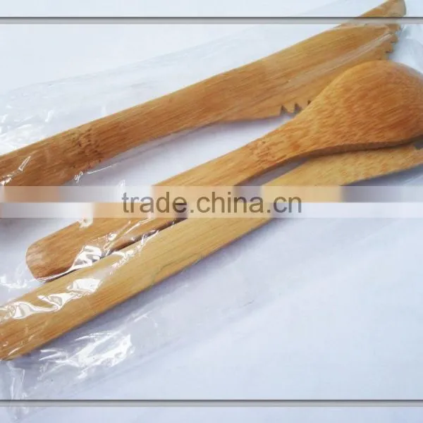 MINI Wooden Flatware Sets Fork Spoon Knife