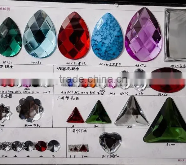 Clear Acrylic Colorful Various Clothes Bead Accessories Decorations photo-4
