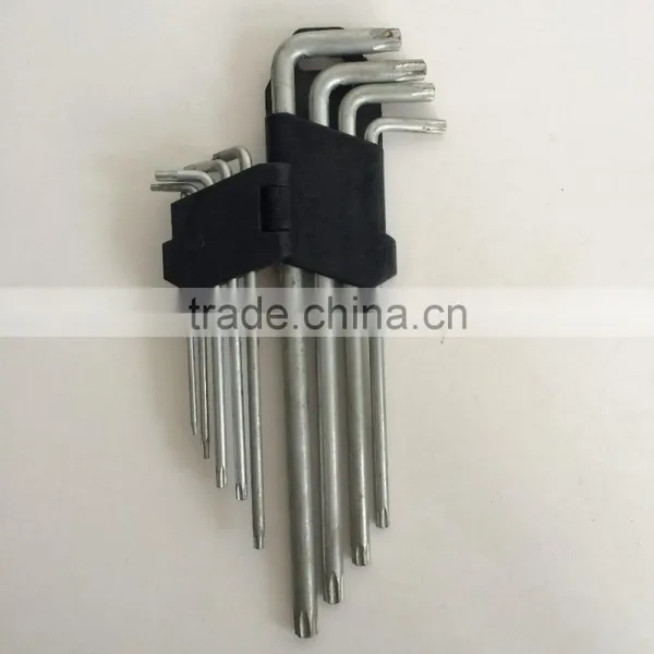 Factory Directly Galvanization 9PC Allen Wrench Hex Key Hand Tool Set photo-2