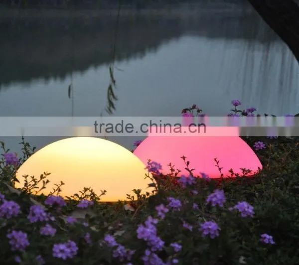 Popular Beautiful Rechargeable Half Round Shape Led Ball photo-5