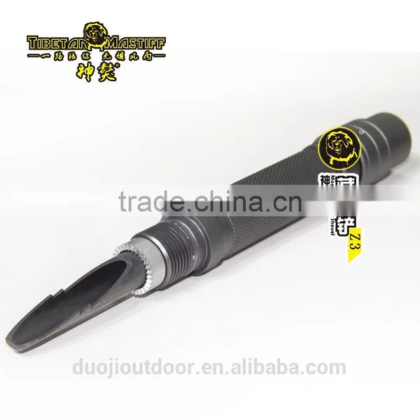Advanced Outdoor Camping Tool With Shovel Hoe Knife Hammer Flashlight Fire Starter photo-4