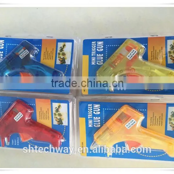 Popular Fashion Transparent Home Use Hot Melt Glue Gun 10w photo-6