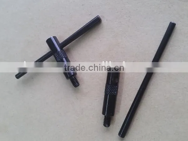 Brass Black Coated Obstruction Remover With T-Handle Bar Set