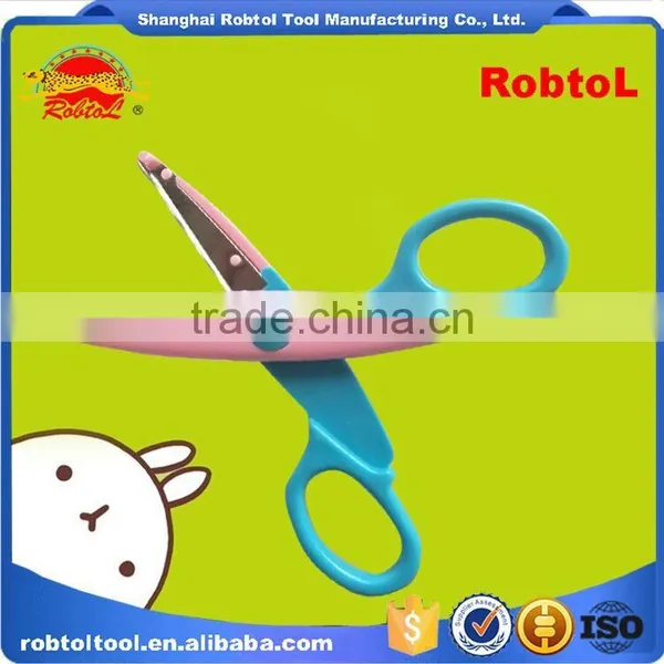 Children School Safety Scissors Diy Art Student Office Kids Hand Scissors photo-5