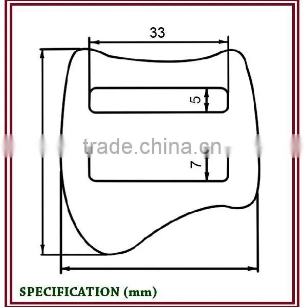 A2785-L Stamped Adjuster Buckle photo-2