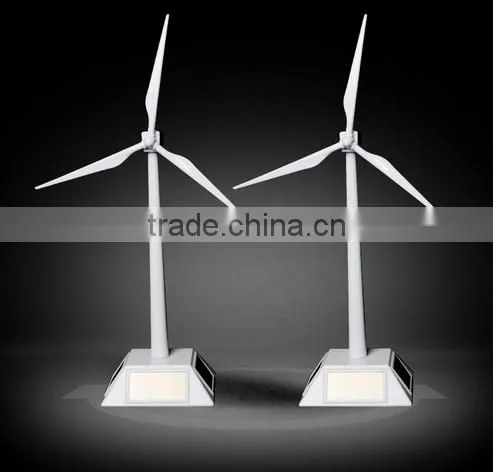 Plastic Desktop Model-Solar Powered Windmills Wind Turbine Science Education Toy photo-2