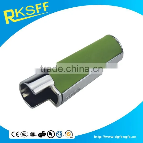 Metal Zinc Alloy and Letter Green Lighter Shell photo-4