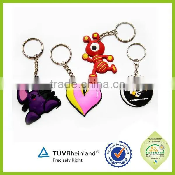 Cheap Fashion 3d Live Animal Cheap Custom Silicone Keychains photo-5