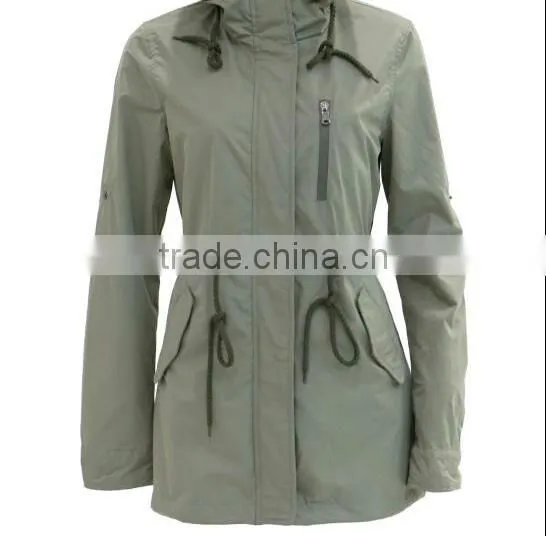 WOMAN SPRING PARKA WITH HOOD JACKET photo-2