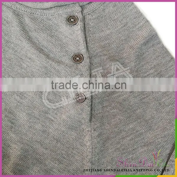 Best Selling New High Quality Chirldren Autumn Winter Pullover Sweater With Button photo-3