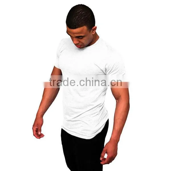 Mens Blank Fitness t Shirt Dri Fit Tri Blend Sport t Shirt photo-4