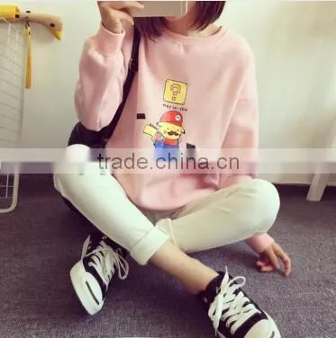 Wholesale Thick Warm Autumn Winter Harajuku Pullover Women Hoodies photo-4