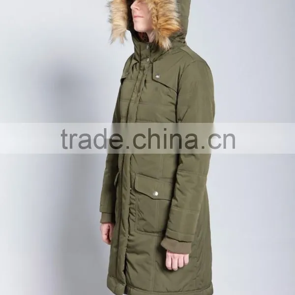 Women Winter Warm Long Down Jacket With Hood photo-2