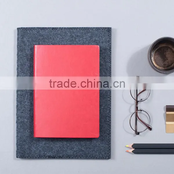 A5 PU Planner Embossed Logo Leather Daily Planner Softcover Notebook photo-2