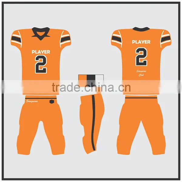 Sublimated American Football Uniforms Jersey | Quality Football Uniform | Multiple Colors | Free Samples photo-5