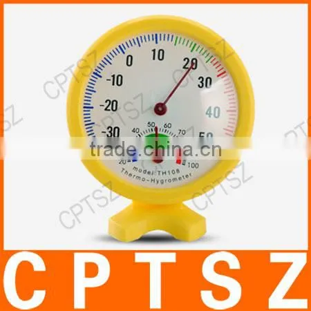 Small Thermometer With Arch Culverts Temperature And Humidity Instrument For Gift Thermometer/Mechanical Thermo Hygrometer photo-2