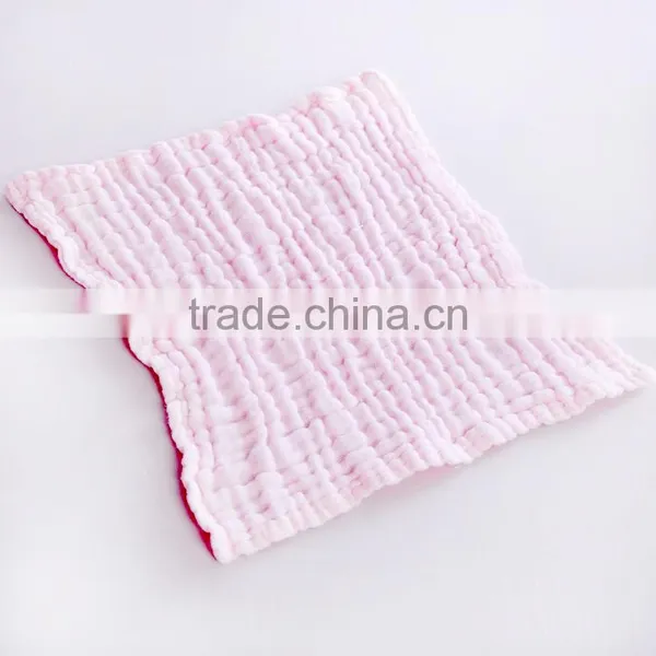 Cotton Gauze Burp Cloth Organic Wipe Cloth Facial Cloth Baby Bibs photo-5