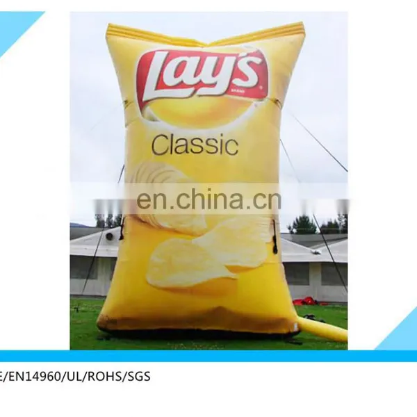 Giant Inflatable Potato Chips Bags for Chips Creative Advertising