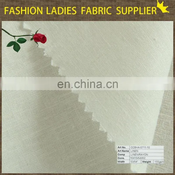 Top 15x15/54x52 Linen 155gsm Linen Fabric in Keqiao Shaoxing photo-2