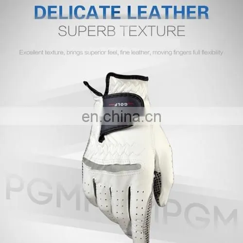 New Arrivals Left Hand Sheepskin Anti-slip Particle Golf Men Gloves, Size: 25# photo-4