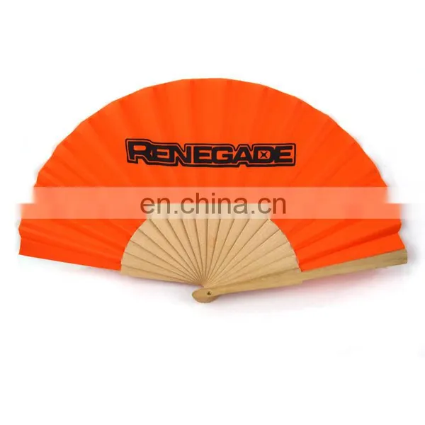 Promotional Custom Printed Wooden Folding Hand Fans Bulk photo-4