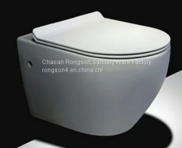 2019 Rimless European Wall Hung Toilet Bidet Cheap wc Toilet photo-4