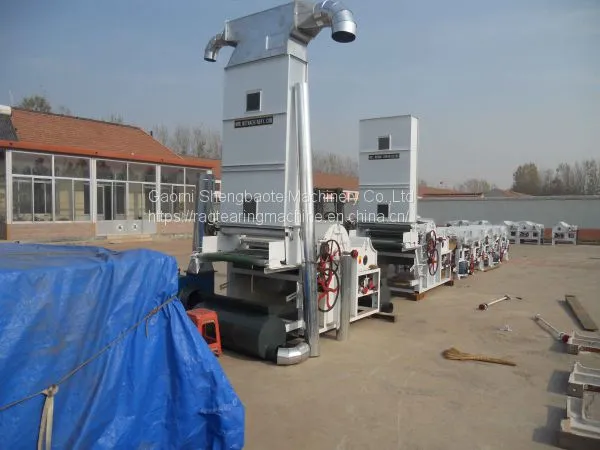 Sbt Rag Tearing Machine 8 Roller
