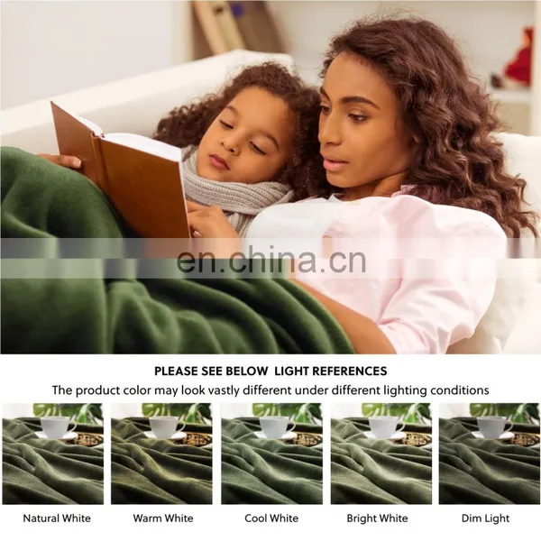 Fashionable Premium Convenient Fluffy Double Sided Custom Thick Adult Flannel Fleece Blanket photo-4