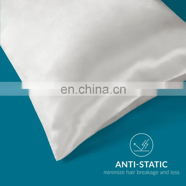 Luxury Machine Washable Comfort Polyester Silky Smooth Pillowcase For Adults photo-2