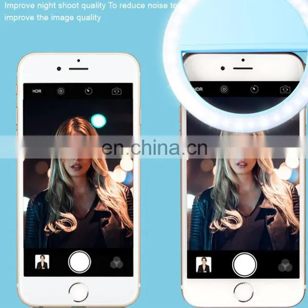 Rechargeable Beauty Portable Photo Studio Fill Light LED Ring Fill Lights for Cell Phone photo-3