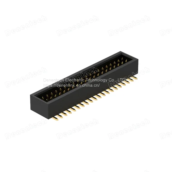 Denentech 1.0mm H2.8 Box Header Dual Row Straight SMT Peg photo-3