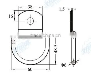 04409 Wire Key Ring Truck Lashing Ring photo-2