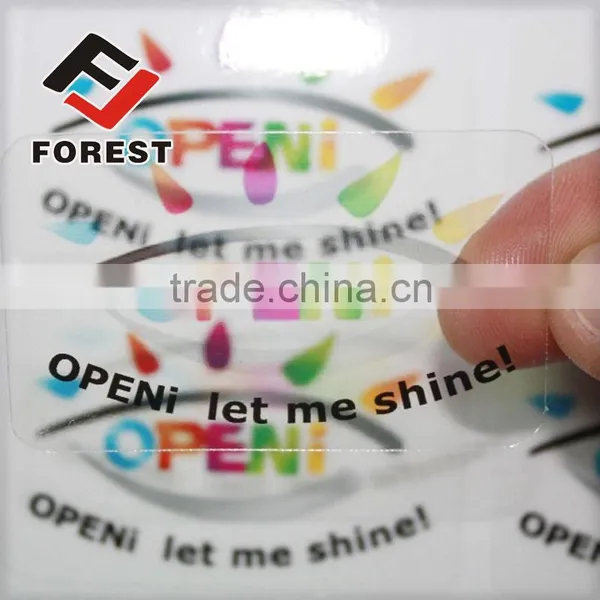 Cosmetics Clear Epoxy Resin Sticker, Adhesive Sticker, Paper Rolled Label. photo-3