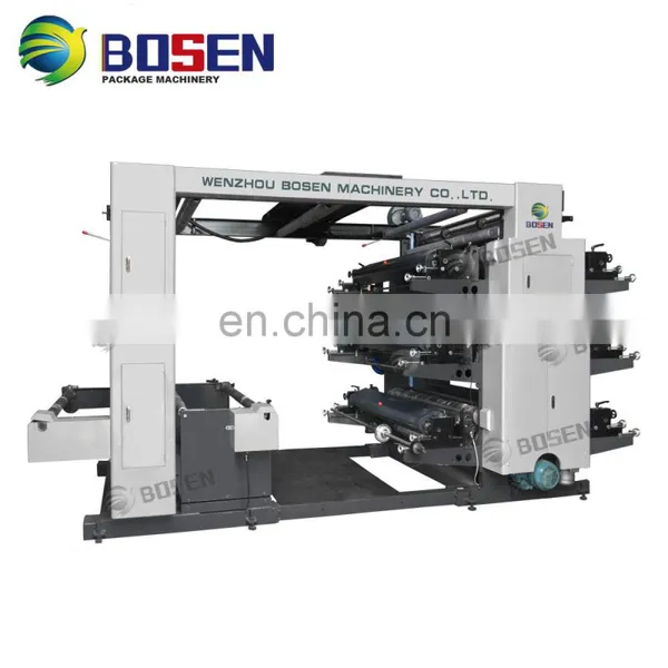 BS-YT6 Six Color Plastic Flexo Printing Machine t Shirt Printing Machine photo-3