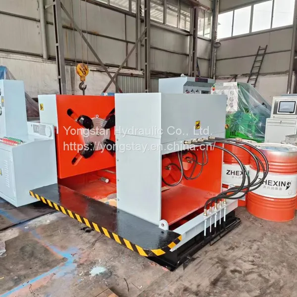 Manual Control Type YFT-400 Horizontal Claws Clamping Type Hydraulic Ball Valve Test Bench for Flange Valve Test photo-3