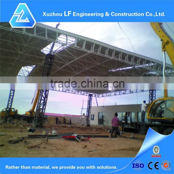 Steel Fabrication Frame Structure Gas Station Canopy photo-6