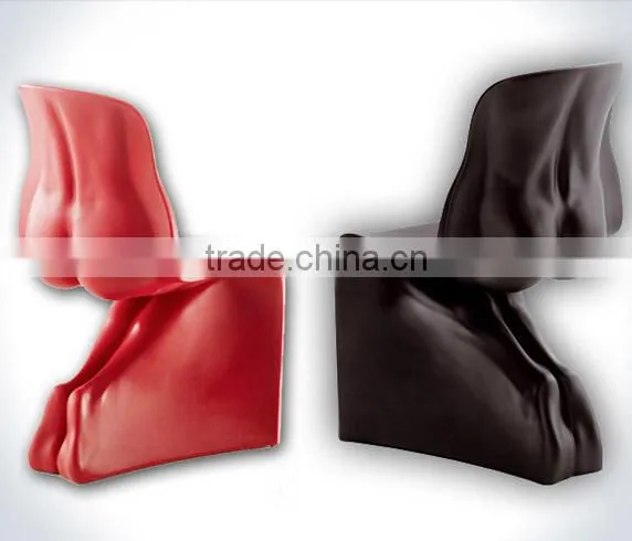 Replica European Style Famous Designer Fiberglass Material Blue/white Color Him&her Bum Chair for Adult/kids by Fabio Novembre photo-2