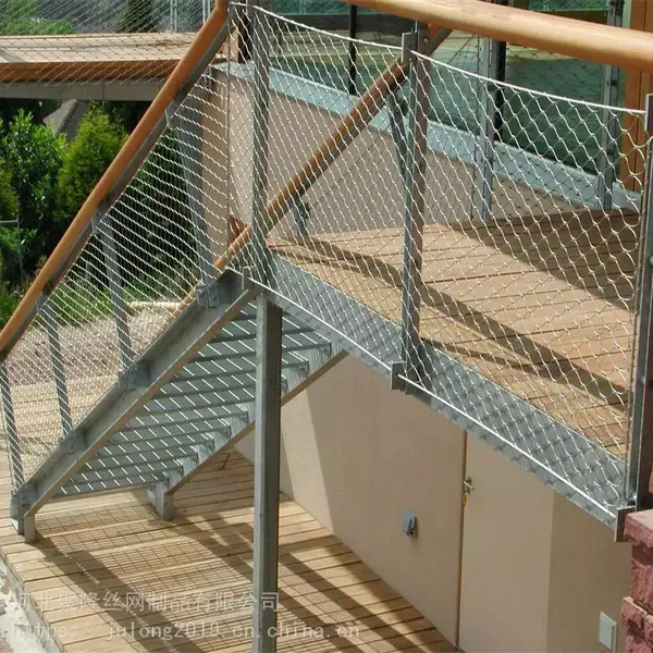 Stainless Steel Stair Balcony Fence Mesh Protection Flexible Wire Rope Cable Net photo-2