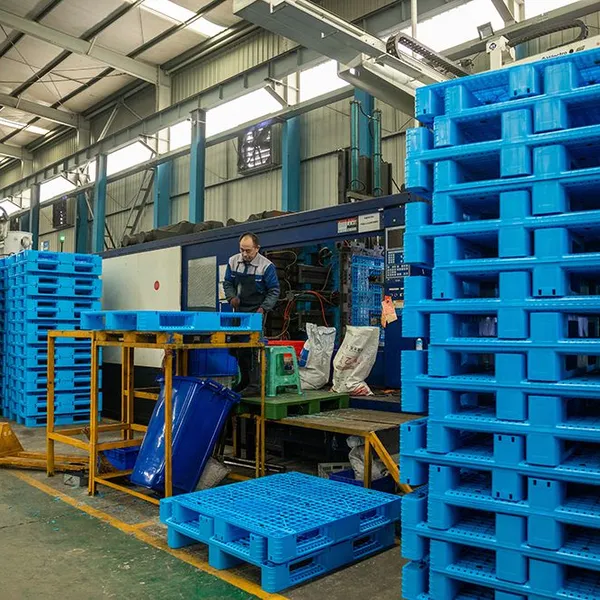 Jinbai Grid-shaped Tianzi Cargo Circulation Plastic Pallet, Moisture-resistant Warehouse Insulating Plastic Pallet photo-5