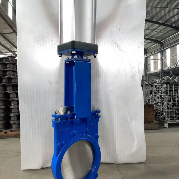 DIN PN16 Flanged Knife Gate Valve Sluice Gate DN 200 photo-5