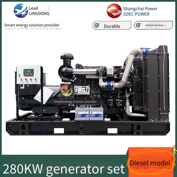 Shanghai Diesel Engine e Series Diesel Power, 280kw Generator Set in Shenyang, 20000h High-reliability and Durability Test photo-2