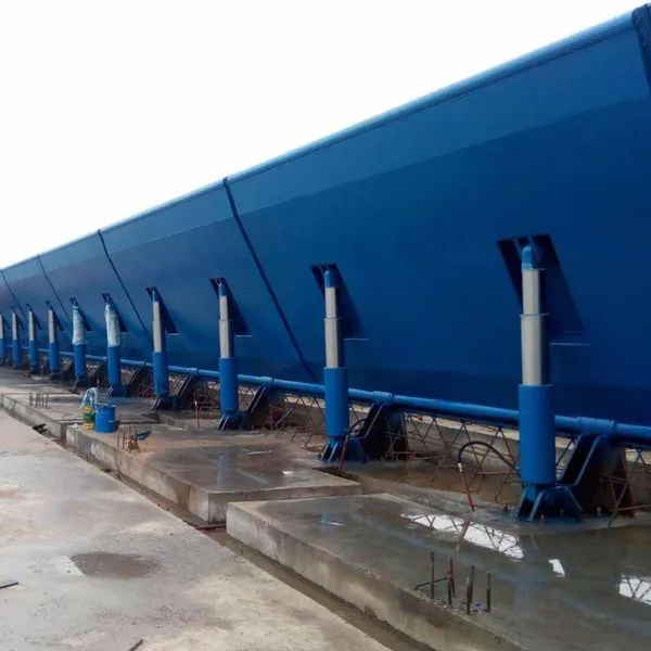 hydraulic engineering, hydraulic sluice dam, waterscape dam, lifting steel dam, flap gate, hoist