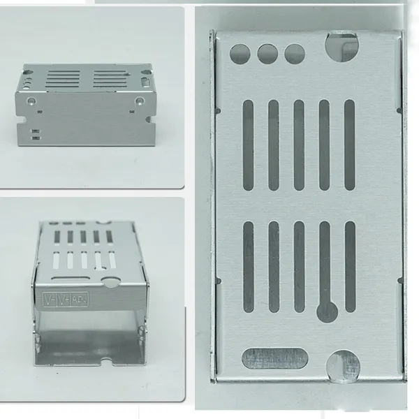 5W Power Supply Housing LED Lamp Switch Power Supply Sheet Metal Housing Aluminum Alloy Shell Air Hole Bending Stamping photo-4