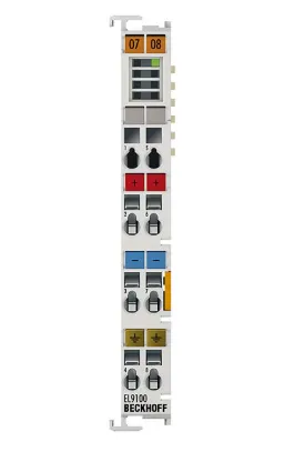 BECKHOFF EL9100 Терминал питания EtherCAT 24В DC 10А, оригинальный новый модуль электропитания