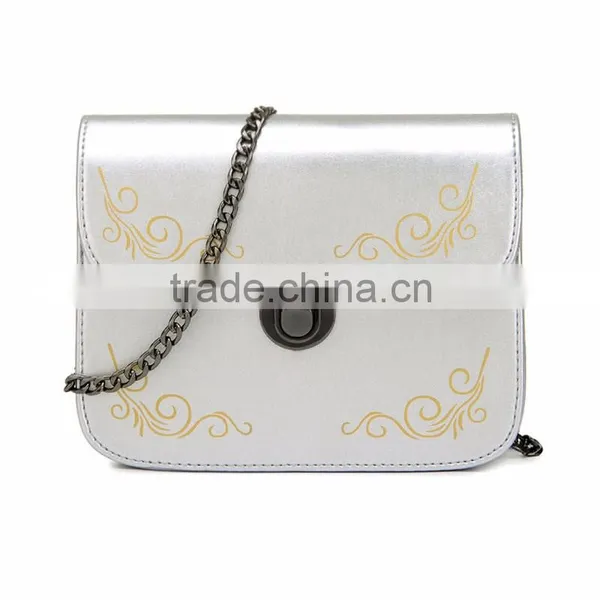 Elegant Cube Shoulder Bags Chain Shoulder Bag Ladies Dinner pu Handbag Women Bag photo-3